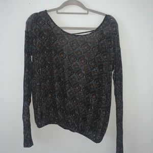 Free People Open Back Top